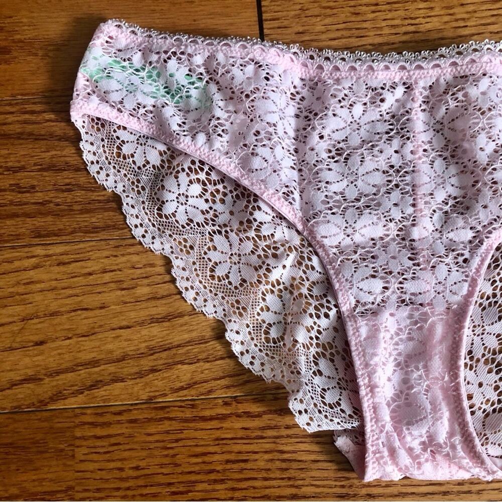 Honeydew Bundle Lace Solid Pink White Seamless Bikini Women’s Size M NWT - Picture 5 of 7